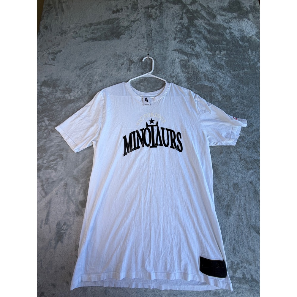 Nike Riccardo Tisci Victorious Minotaurs T-Shirt Mens Large White